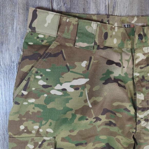 5.11 Tactical Pants Men's 2XL Long Relaxed Fit Multicam TDU Ripstop Cargo Pant - Picture 8 of 15